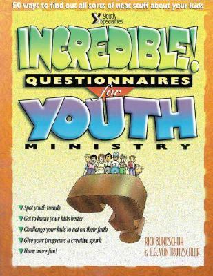 Book cover for Incredible! Questionnaires for Youth Ministry