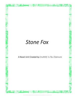 Book cover for Stone Fox