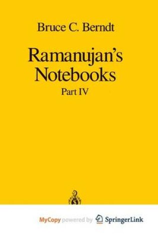 Cover of Ramanujan's Notebooks