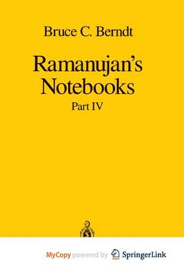 Book cover for Ramanujan's Notebooks