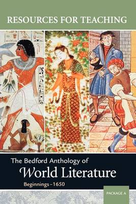 Book cover for The Bedford Anthology of World Literature, Package a