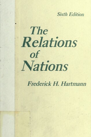 Cover of The Relations of Nations