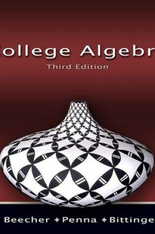 Cover of College Algebra a la Carte Plus