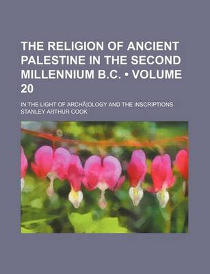 Book cover for The Religion of Ancient Palestine in the Second Millennium B.C. (Volume 20); In the Light of Archa Ology and the Inscriptions