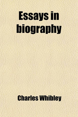 Book cover for Essays in Biography