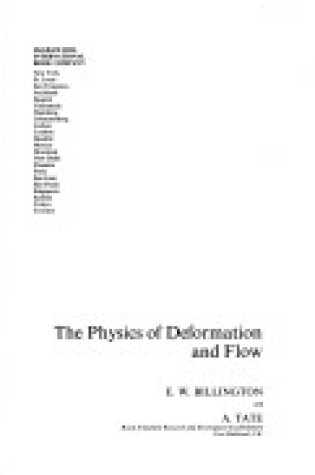 Cover of Physics of Deformation and Flow