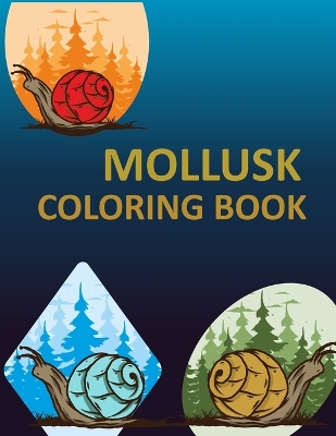 Book cover for Mollusk Coloring Book