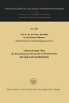 Book cover for Untersuchungen über die Dauerbeanspruchung der Aufmerksamkeit bei Überwachungstätigkeiten