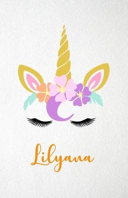 Book cover for Lilyana A5 Lined Notebook 110 Pages