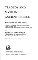 Book cover for Tragedy and Myth in Ancient Greece