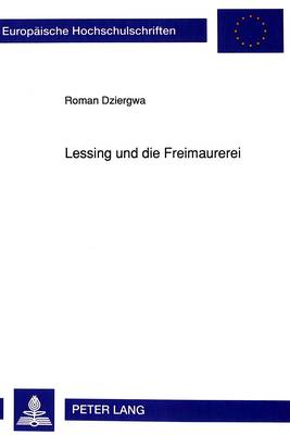 Cover of Lessing Und Die Freimaurerei