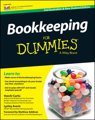 Book cover for Bookkeeping For Dummies – Australia / NZ