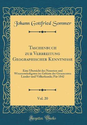 Book cover for Taschenbuch Zur Verbreitung Geographischer Kenntnisse, Vol. 20