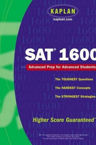 Cover of Kaplan SAT 1600