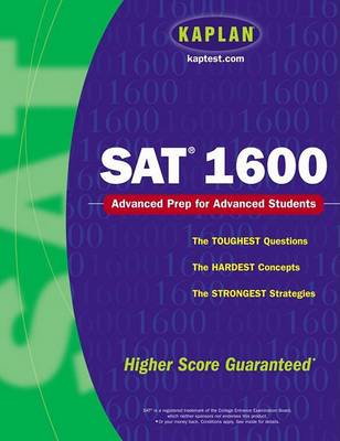 Book cover for Kaplan SAT 1600