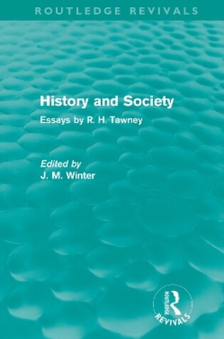 Cover of History and Society