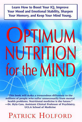 Book cover for New Optimum Nutrition for the Mind
