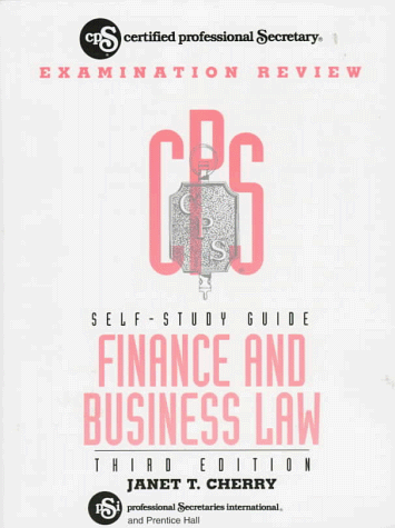 Book cover for Cps Exam Review Finance Bus Law S/G