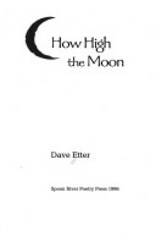 Cover of How High the Moon