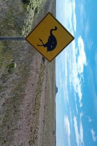 Cover of Emu Crossing Sign in Patagonia, Argentina