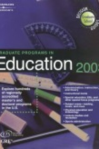 Cover of Decision Gd Gradprg Educ 2003