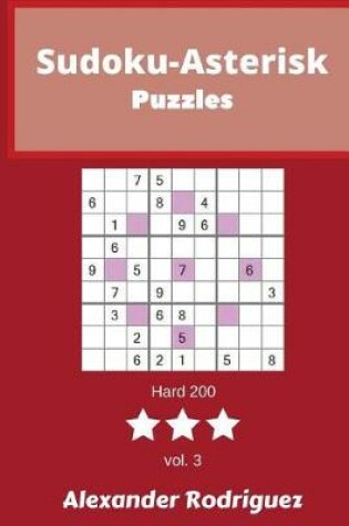 Cover of Sudoku-Asterisk Puzzles - Hard 200 vol. 3