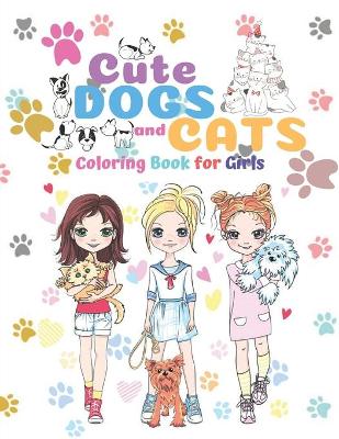 Book cover for Cute Dogs and Cats