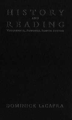 Cover of History and Reading