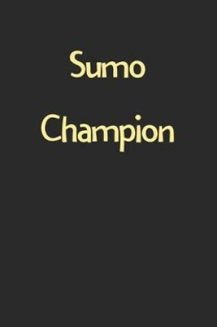 Cover of Sumo Champion