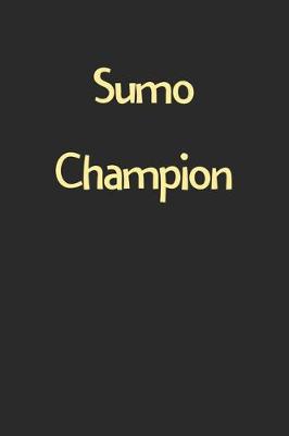 Book cover for Sumo Champion