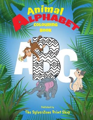 Book cover for Animal Alphabet Colouring Book