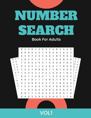 Book cover for Number Search Book For Adults VOL1