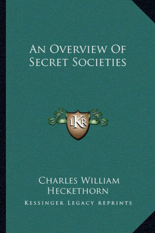 Cover of An Overview of Secret Societies