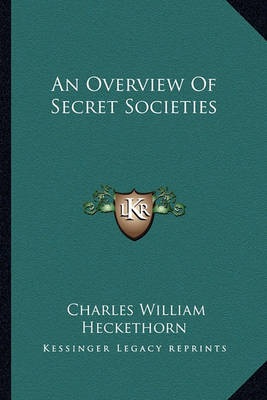 Book cover for An Overview of Secret Societies