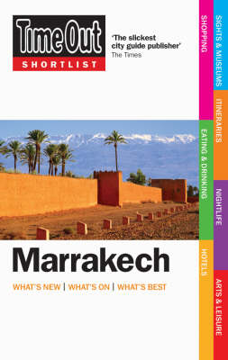 Book cover for Time Out Shortlist Marrakech - 1st edition
