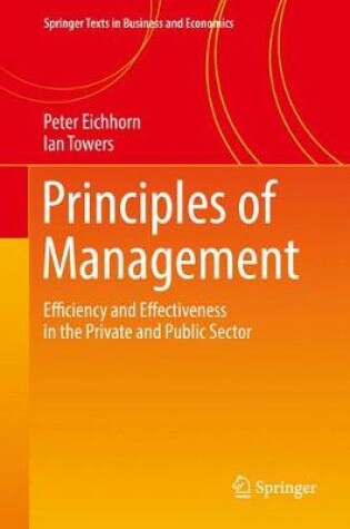 Cover of Principles of Management