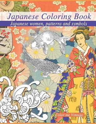 Book cover for Japanese coloring book