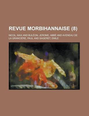 Book cover for Revue Morbihannaise (8)