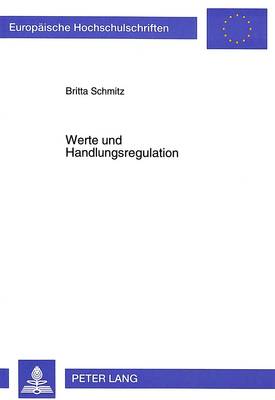 Cover of Werte Und Handlungsregulation