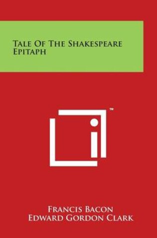 Cover of Tale of the Shakespeare Epitaph