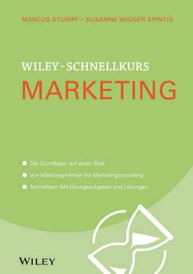 Cover of Wiley-Schnellkurs Marketing