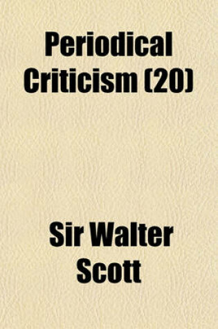 Cover of Periodical Criticism (Volume 20)