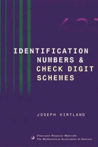 Cover of Identification Numbers and Check Digit Schemes