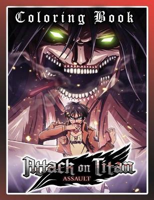 Book cover for Attack On Titan Coloring Book