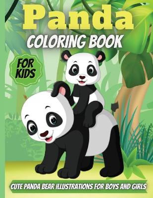 Book cover for Panda Coloring Book For Kids