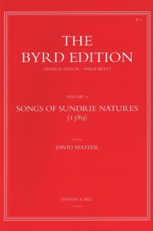 Cover of Songs of Sundrie Natures (1589)