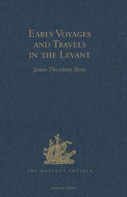 Cover of Early Voyages and Travels in the Levant