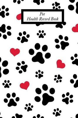 Book cover for Pet Health Record Book