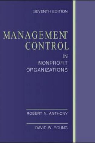 Cover of Management Control in Nonprofit Organizations