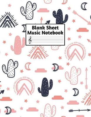 Book cover for Blank Sheet Music Notebook